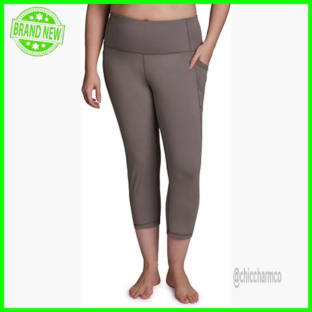 Plus Size High Waist Squat Proof Leggings With Pockets For Yoga Running